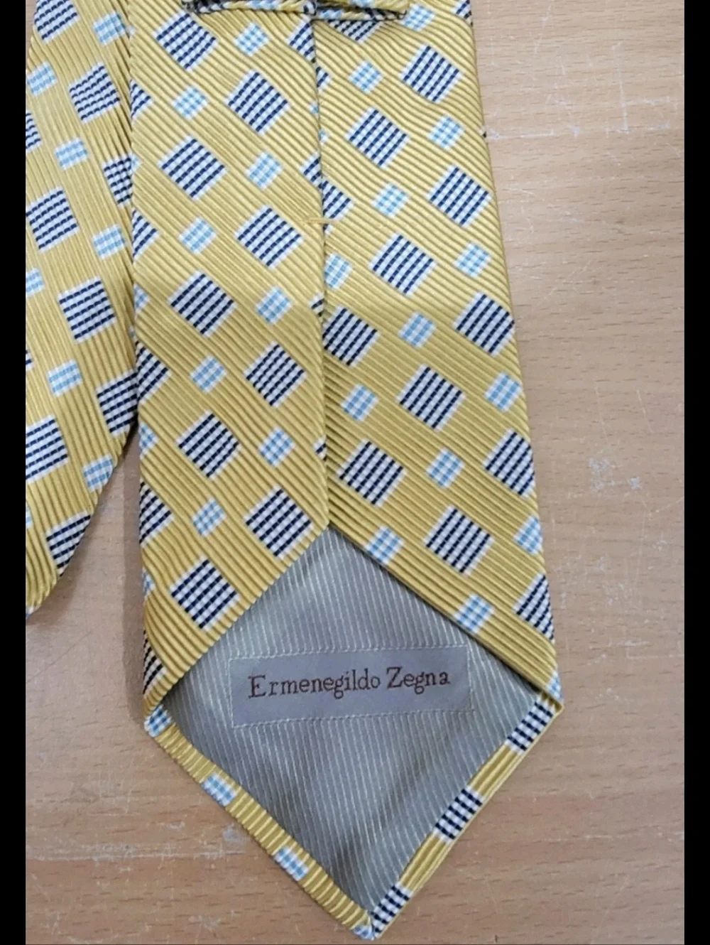 Ermenegildo Zegna‎ Multicolor Diamond Silk Neck Tie Made in Italy